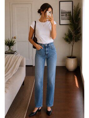Citizens of Humanity Baretta Relaxed Straight Jeans 26 Fits 29x28 Babylonia $268